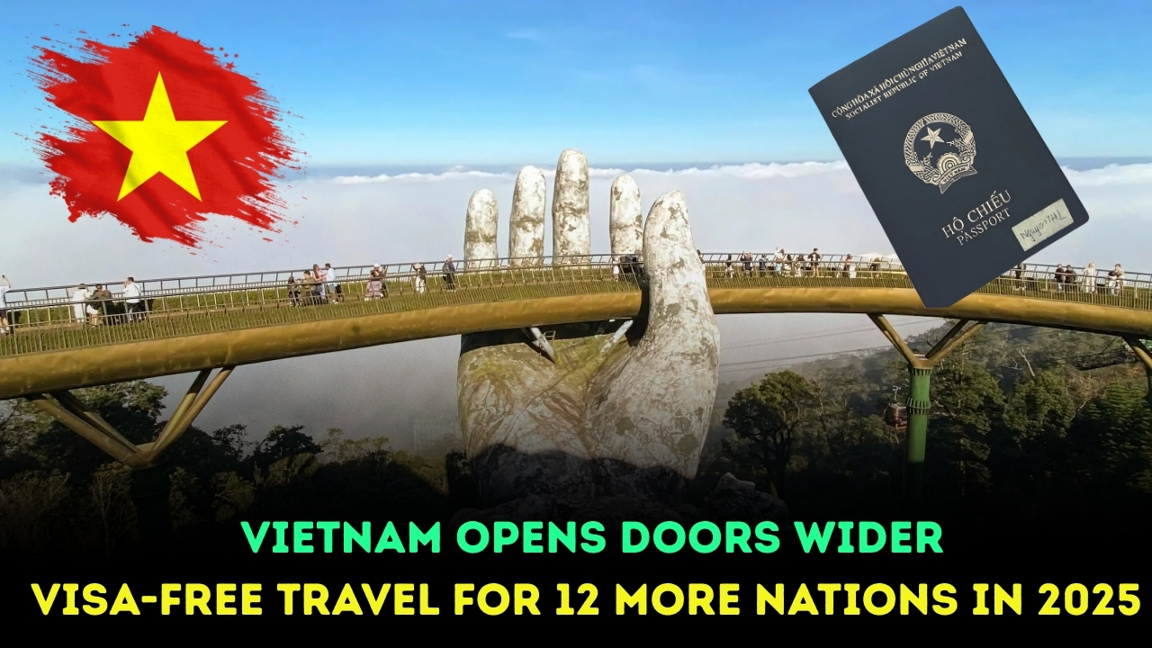 Vietnam Opens Doors Wider: Visa-Free Travel for 12 More Nations in 2025!